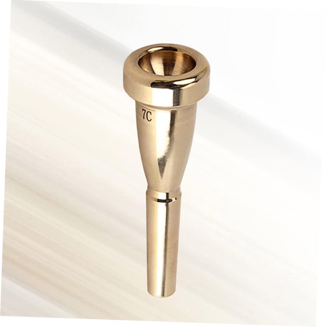 トランペットマウスピース 日本製 金メッキ Amazon | GREENADSCAPE プロのトランペットマウスピース7c金メッキ金属